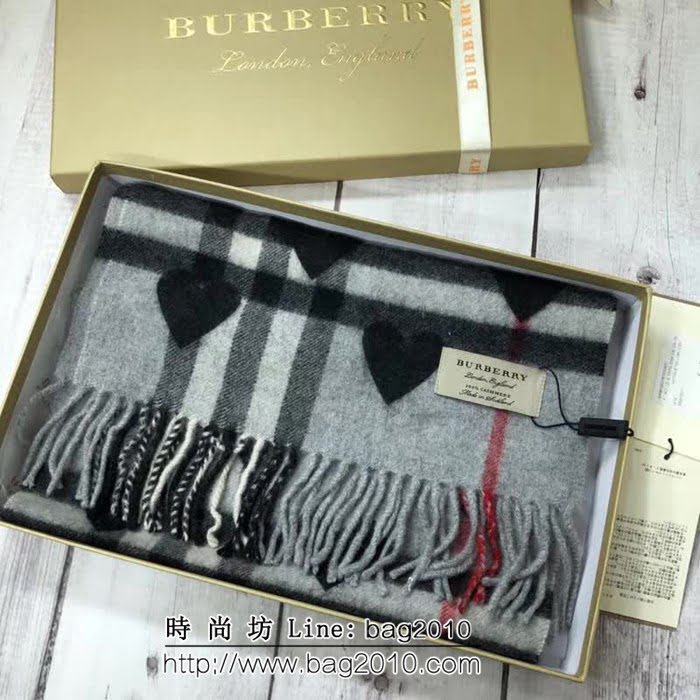 BURBERRY巴寶莉 B家原單經典爆款 桃心雙面羊絨圍巾 親子款 LLWJ6073